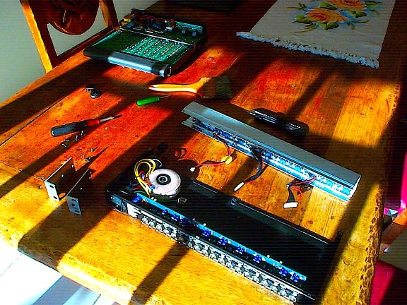 Inside the equipment