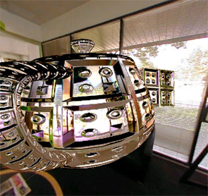 Relief Mapping with Chromatic Dispersion and Fresnel Effect