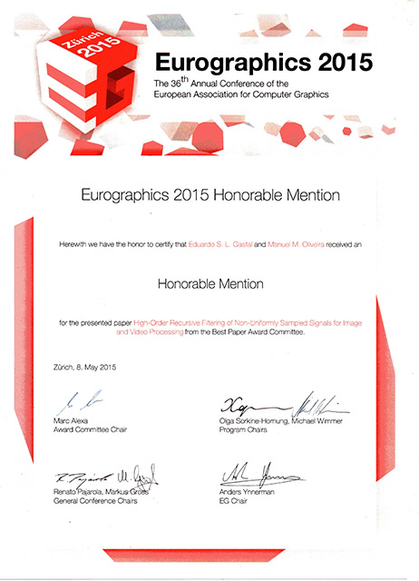 EG 2015 - Best Paper Award Honorable Mention