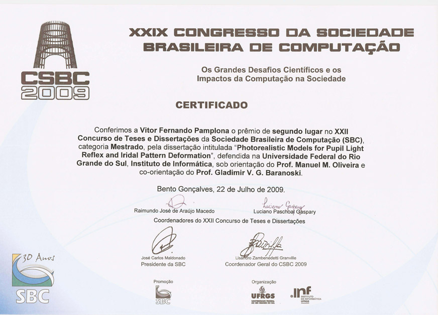 Certificado CTD 2009