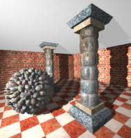 Relief Mapping - Silhouette rendering