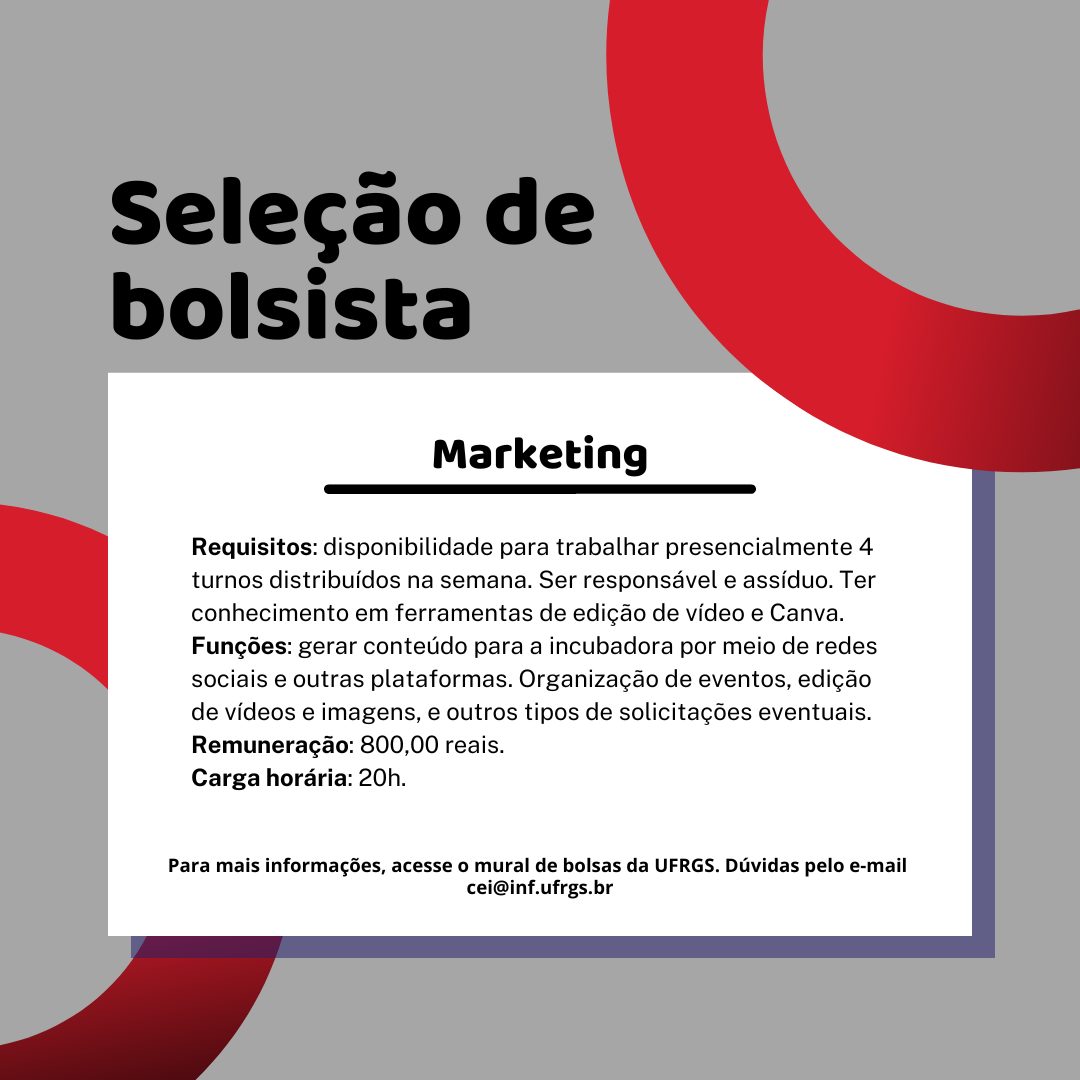 Bolsista de Marketing