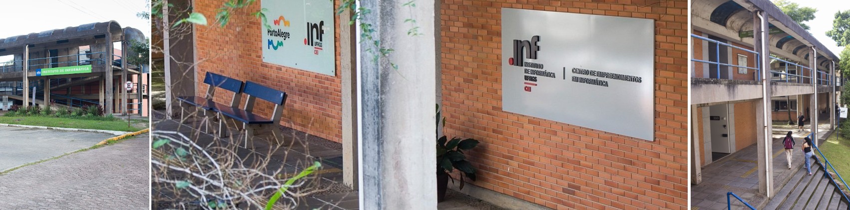 Área externa do Instituto de Informática da UFRGS