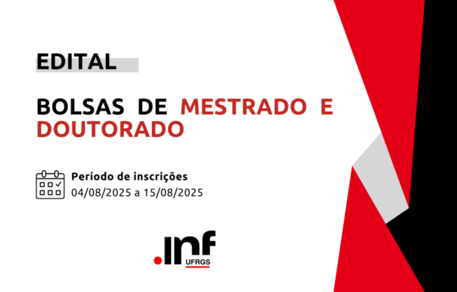 Bolsas de mestrado e doutorado PPGC