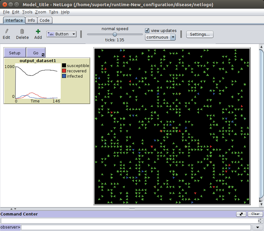 Creating a sickness propagation simulation