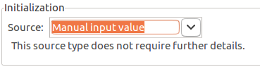 The manual input value source.