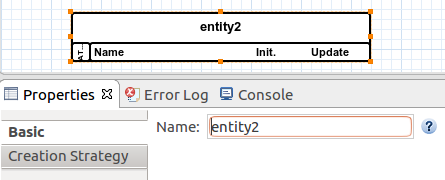 Entity name.