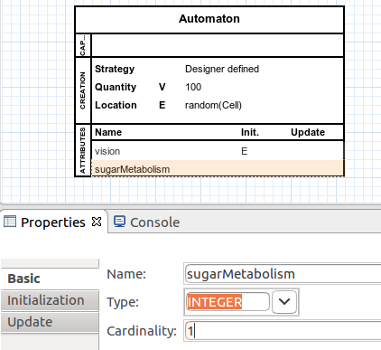 The metabolism attribute.