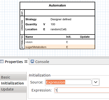 Metabolism attribute initialization.