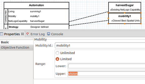 Creating a new type of movement for the agents.