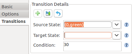 Edition of the state machine transitions.