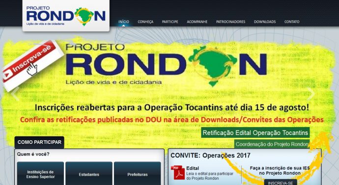 UFRGS envia proposta para Operação Tocantins 2017