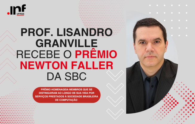 Lisandro Granville recebe prêmio Newton Faller