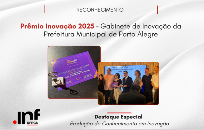 INF vence categoria no Prêmio Inovação 2025
