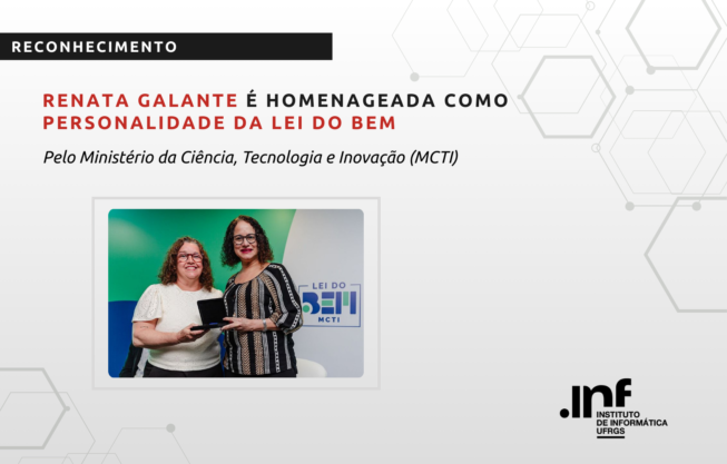 Renata Galante é homenageada pelo MCTI