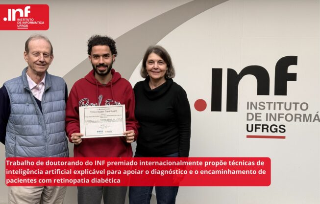 Doutorando do INF recebe prêmio internacional
