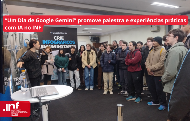 Google Gemini promove experiências práticas com IA no INF