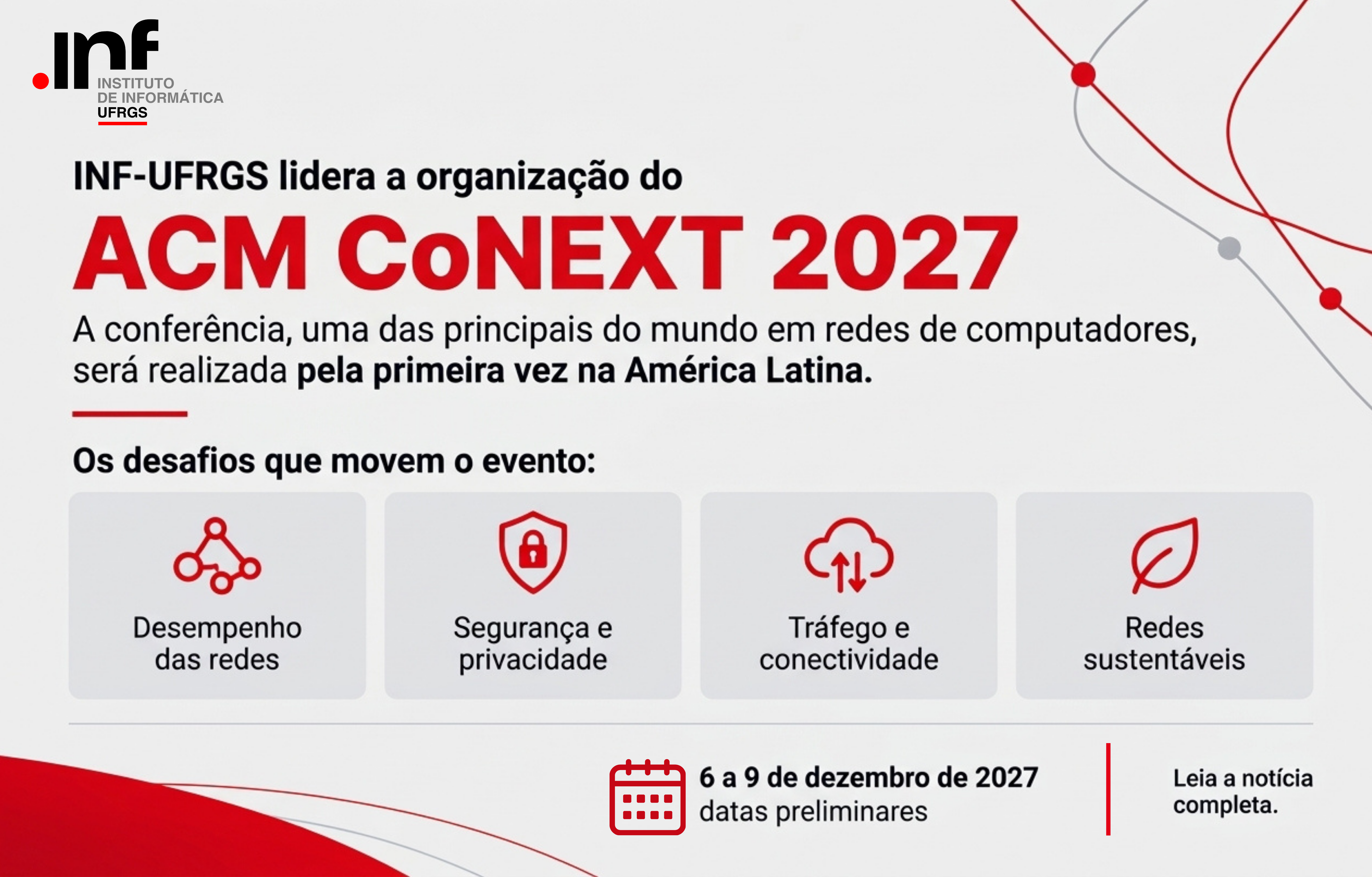 INF lidera a organização do ACM CoNEXT 2027